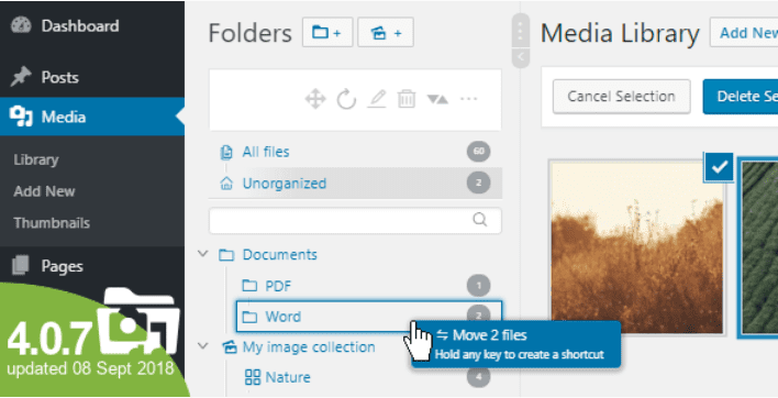 Wordpress real media library media categories folders file manager Wordpress real media library media categories folders file manager