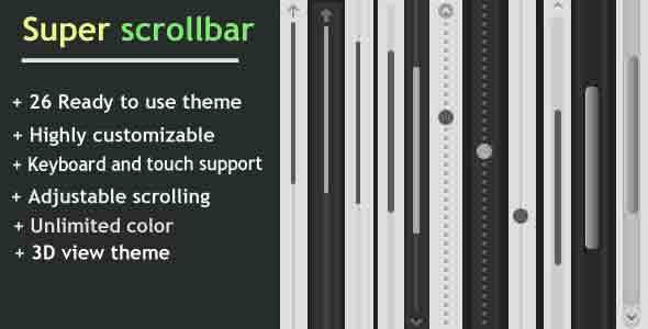Super scrollbar super-scrollbar