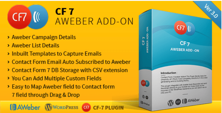 Cf7 aweber add on Cf7 aweber add on