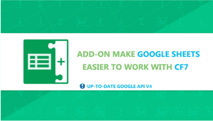 Contact form cf7 google sheet addon