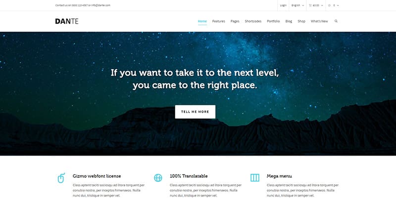 قالب دانتي ووردبريس باللغة الفرنسية دانتي-موضوع-ورد-ين-الفرنسية