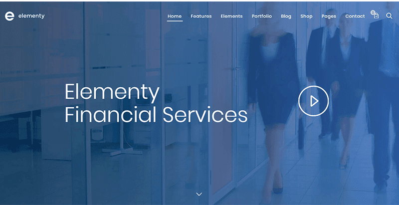Elementy corporate wordpress theme