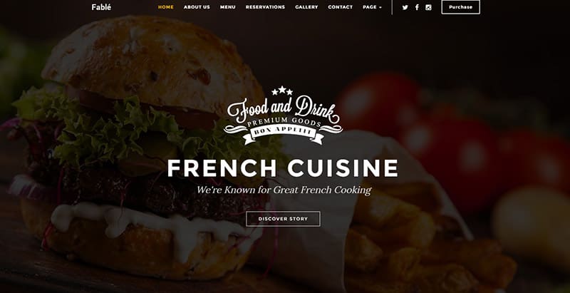 قالب ووردبريس Fable باللغة الفرنسية الخرافة-موضوع-ورد-ين-الفرنسية