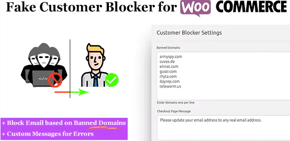 Fake customer blocker for woocommerce plugin wordpress Fake customer blocker for woocommerce plugin wordpress