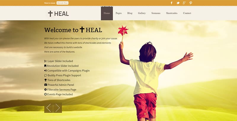 Heal theme wordpress site internet eglise religion Heal theme wordpress site internet eglise religion