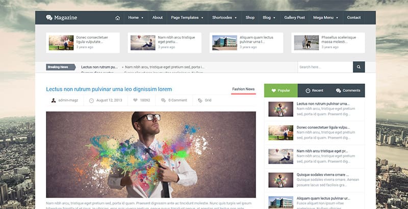 موضوع مجلة ووردبريس باللغة الفرنسية مجلة موضوع-ورد-ين-الفرنسية