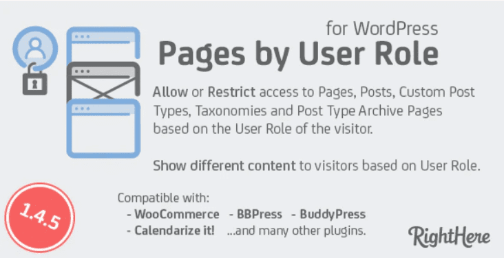 Pages by user role for wordpress Pages by user role for wordpress
