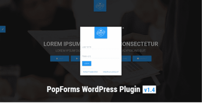 Popforms captcha wordpress plugin