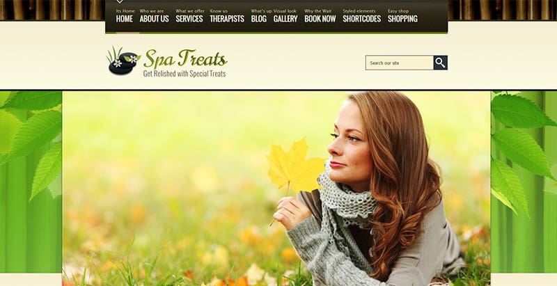 قالب ووردبريس لعلاجات السبا باللغة الفرنسية 1 سبا يعامل موضوع-ورد-ين-الفرنسية