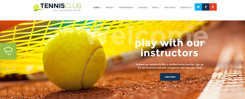 Tennis club themes wordpress site internet club sport fitness gymnaste gymnastie Tennis club themes wordpress site internet club sport fitness gymnaste gymnastie