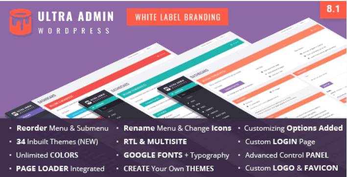 Ultra wordpress admin theme Ultra wordpress admin theme