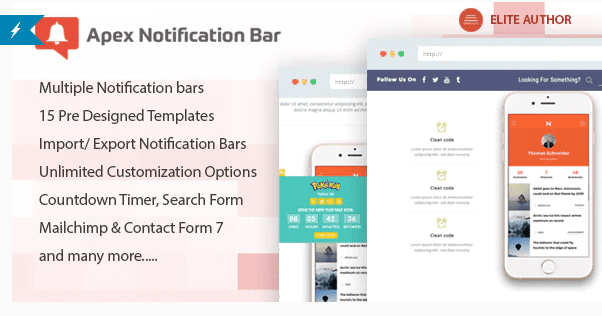 Apex notification bar responsive notification bar plugin wordpress 1 Apex notification bar responsive notification bar plugin wordpress 1