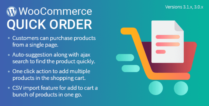 B2b quick order plugin for woocommerce