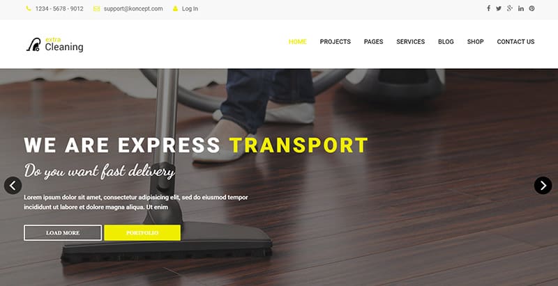 Koncept themes wordpress creer site internet pme entreprise agence societe