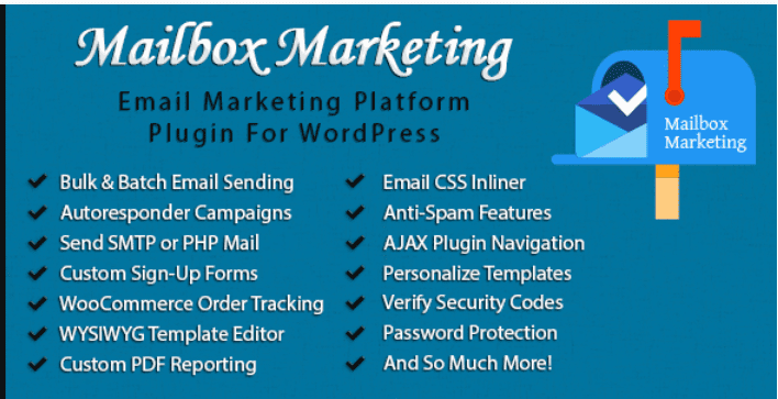 Mailbox marketing email newsletter marketing plugin for wordpress Mailbox marketing email newsletter marketing plugin for wordpress