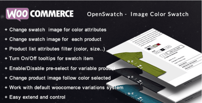Openswatch woocommerce variations image swatch plugins WooCommerce pour améliorer les produits variables - Openswatch