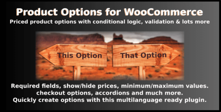 Product options for woocommerce gutenberg compatible wordpress plugin