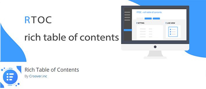 Rich table of contents plugin wordpress table matieres Rich table of contents plugin wordpress table matieres