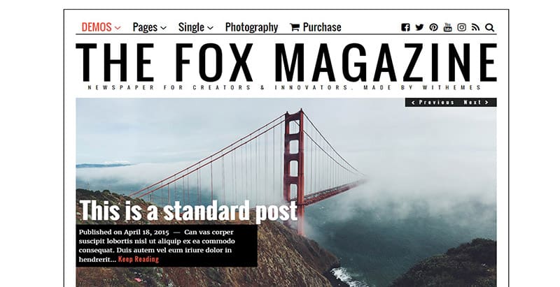 The fox themes wordpress creer site internet magazine actualites blog the-fox-themes-wordpress-creer-site-internet-magazine-actualites-blog