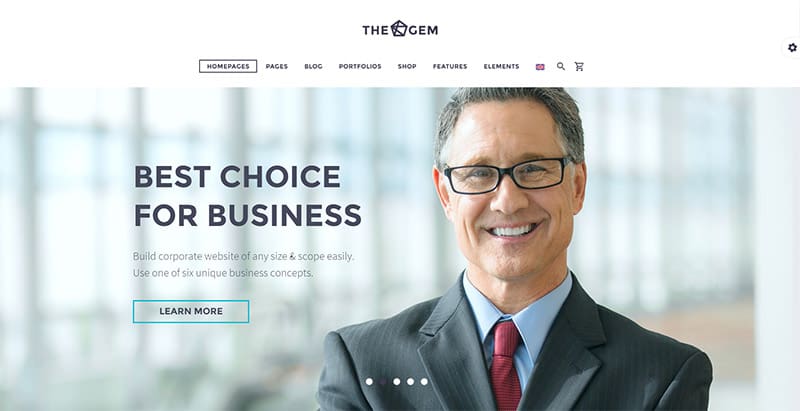 Thegem themes wordpress polyvalents creer site internet