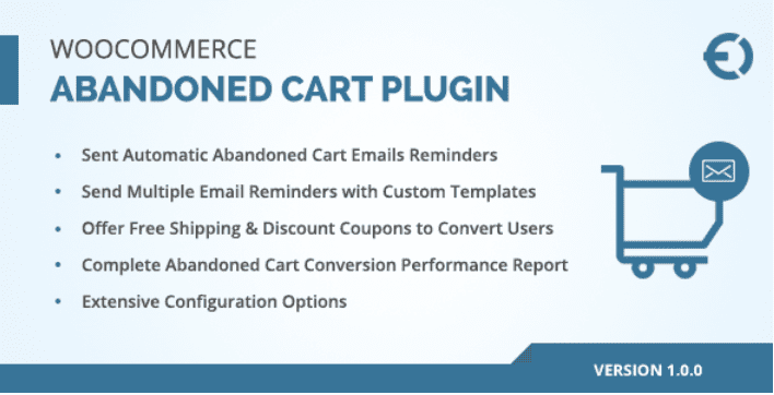Woocommerce abandoned cart email plugin recover abandoned carts