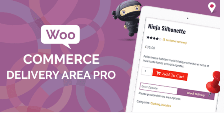 meilleurs plugins WordPress - WooCommerce delivery area pro