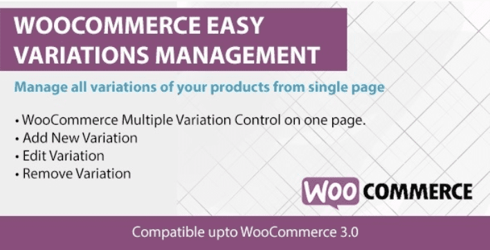 Woocommerce easy variations management 1 meilleurs plugins WordPress - Woocommerce easy variations management