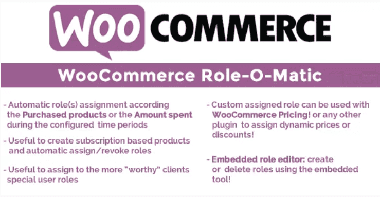 Woocommerce role o matic plugin wordpress Woocommerce role o matic plugin wordpress