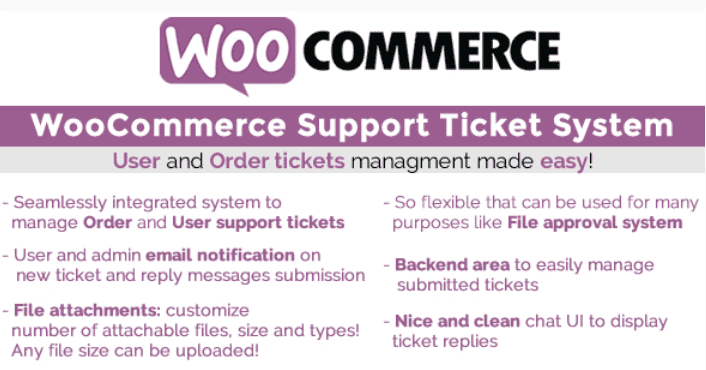 Woocommerce support ticket system Woocommerce support ticket system