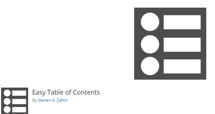 Easy table of contents plugin wordpress table matieres