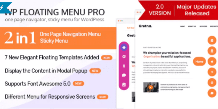 Wp floating menu pro Wp floating menu pro