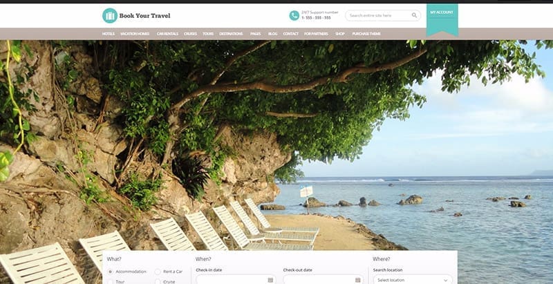 Book your travel theme wordpress creer site web hotel auberge motel Book your travel theme wordpress creer site web hotel auberge motel