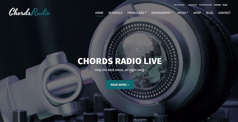 Chords themes wordpress creer site web artiste musicien Chords themes wordpress creer site web artiste musicien