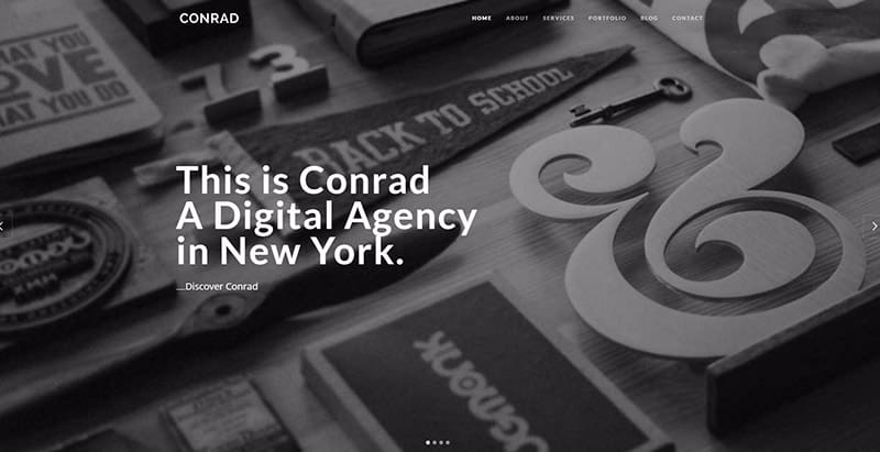 Conrad themes creer site web agence creative Conrad themes creer site web agence creative