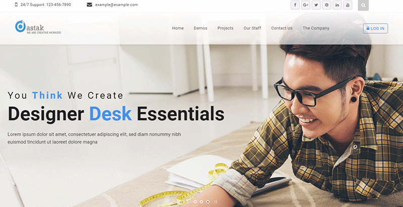 Dastak themes wordpress creer site web pme startup Dastak themes wordpress creer site web pme startup