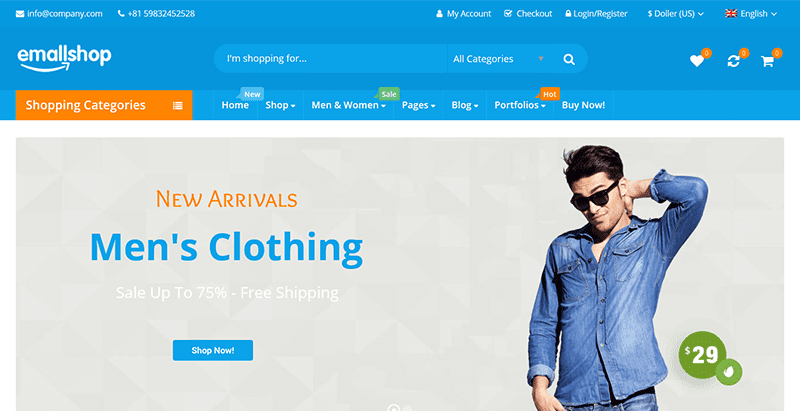 Emallshop responsive multipurpose woocommerce theme Emallshop responsive multipurpose woocommerce theme