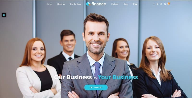 Finance themes wordpress creer site web cabinet consulting 1