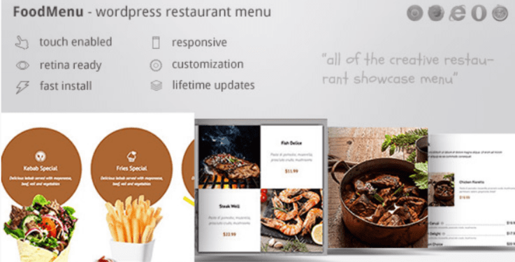 Foodmenu wp creative restaurant menu showcase woocommerce 1 meilleurs plugins WordPress - Foodmenu wp