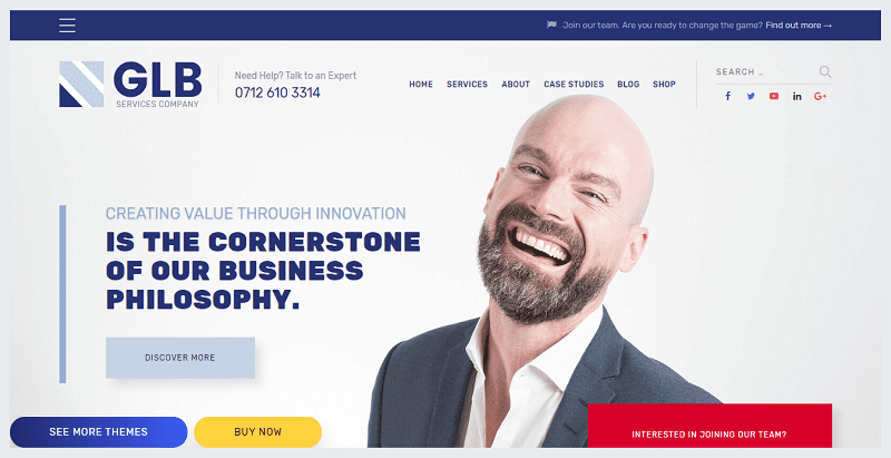 Glb thème wordpress multifonction polyvalent