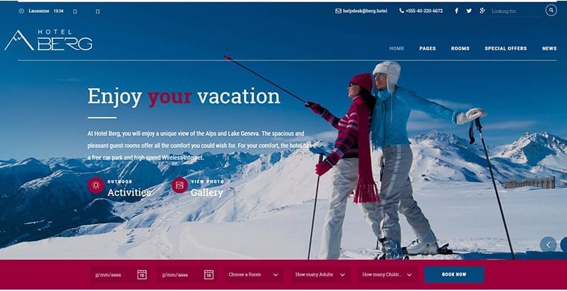 Hotel california theme wordpress creer site web hotel auberge motel Hotel california theme wordpress creer site web hotel auberge motel