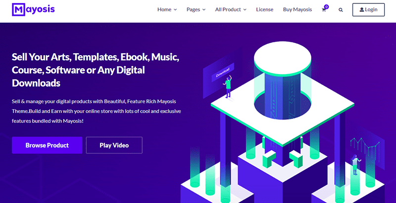 Mayosis digital marketplace themes wordpress vendre produits services numeriques ebook Mayosis digital marketplace themes wordpress vendre produits services numeriques ebook