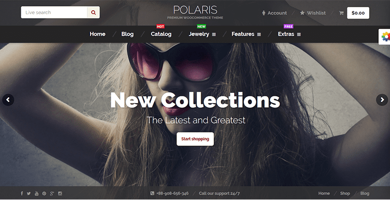 Polaris premium woocommerce theme