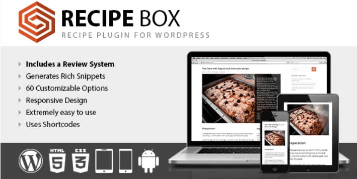 Recipe box recipe plugin for wordpress plugins WordPress pour créer et gérer un site web de restaurant - Recipe box