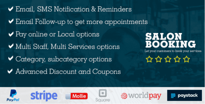 Salon booking wordpress plugin Salon booking wordpress plugin
