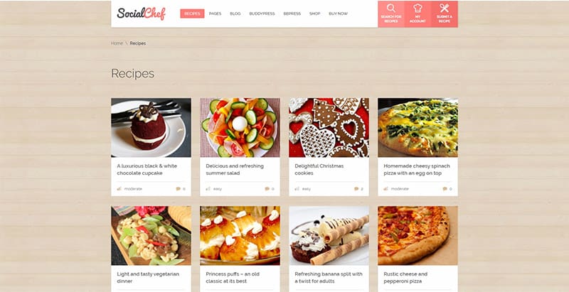 Socialchef themes wordpress creer site web de restaurant recettes menus » BlogPasCher Socialchef themes wordpress creer site web de restaurant recettes menus