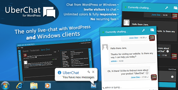 Plugin wordpress do Uberchat para livechat Plugin wordpress do Uberchat para livechat