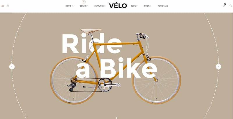 Velo themes wordpress creer site web ecommerce boutique en ligne