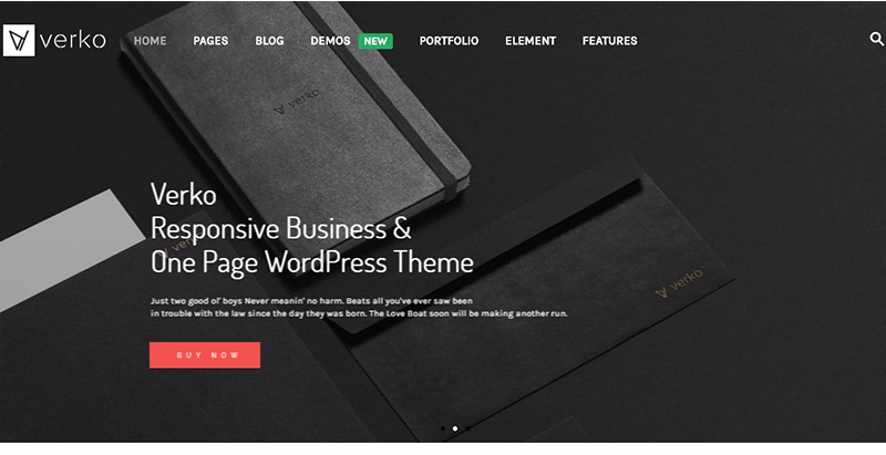Verko themes wordpress creer site web page unique onepage Verko themes wordpress creer site web page unique onepage