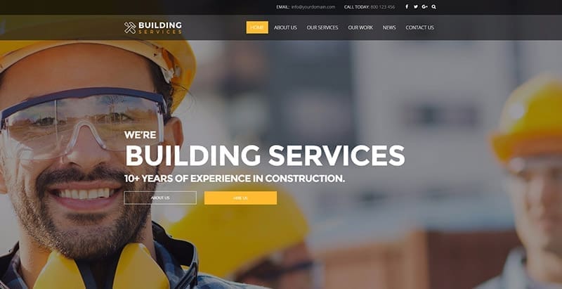 You themes wordpress creer site web entreprise parallaxe