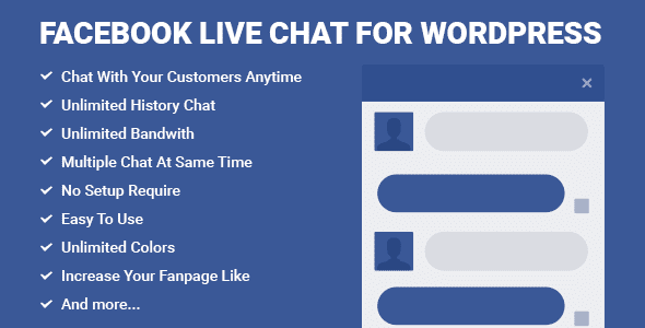 Facebook live chat plugin wordpress pour live chat Facebook live chat plugin wordpress pour live chat